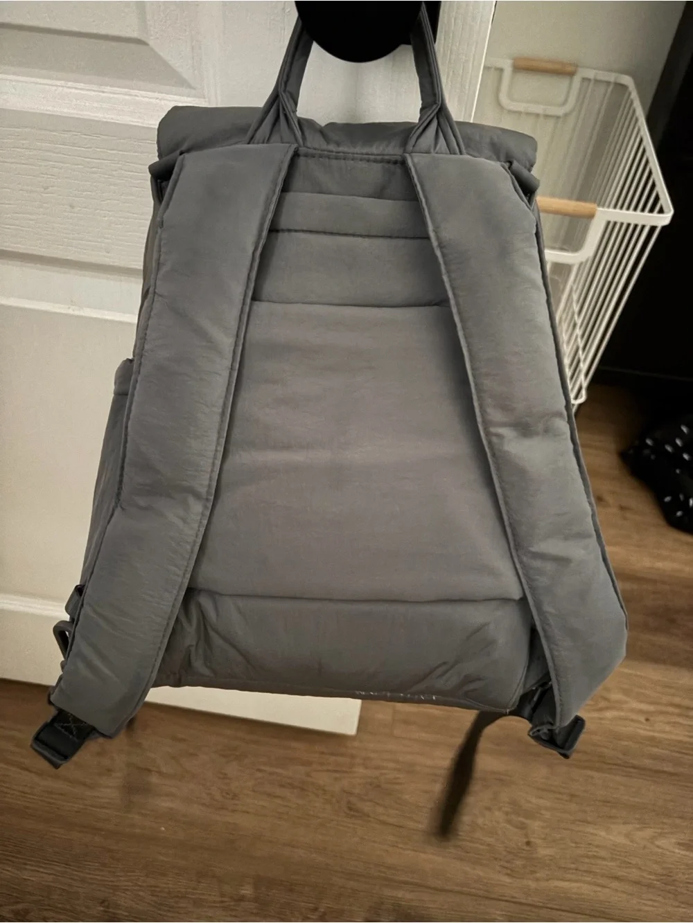 Calpak Gray Baby Bag Backpack